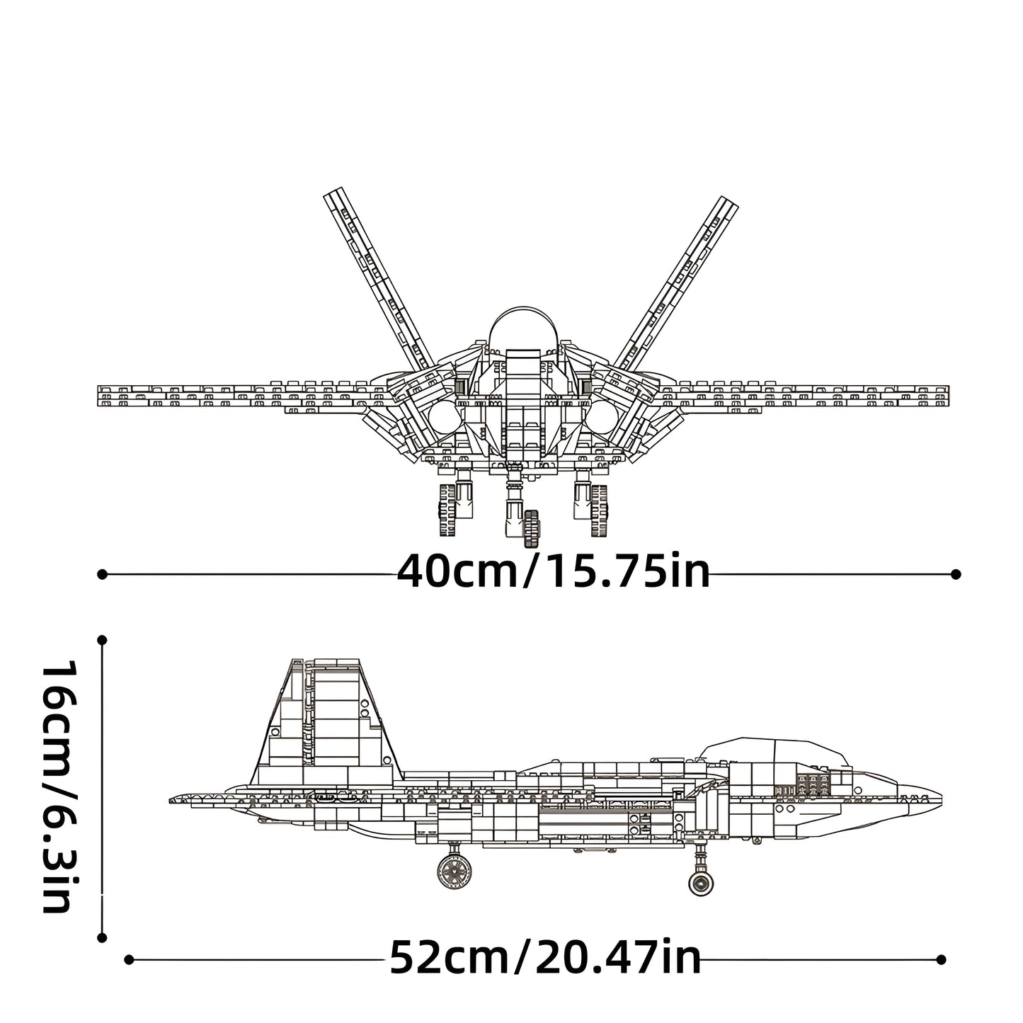 Lockheed Martin F-22 Raptor | 1837PCS